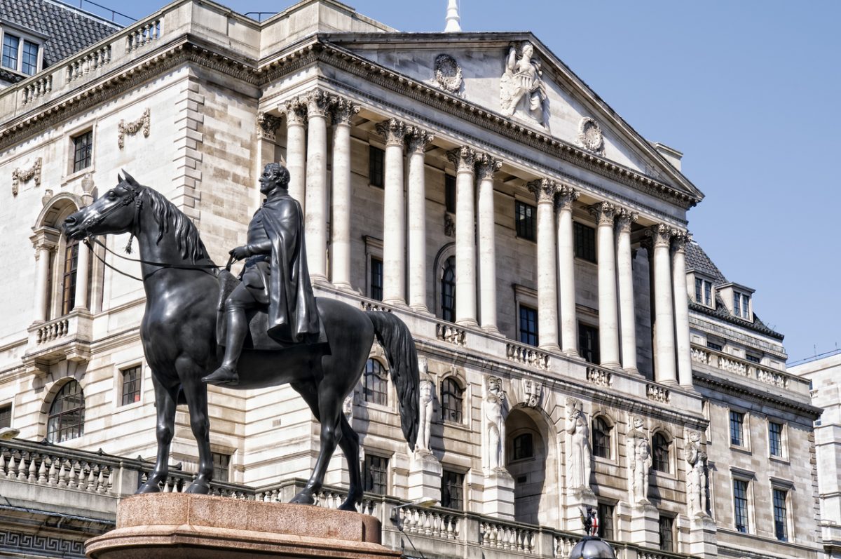 Photo of the Bank of England building