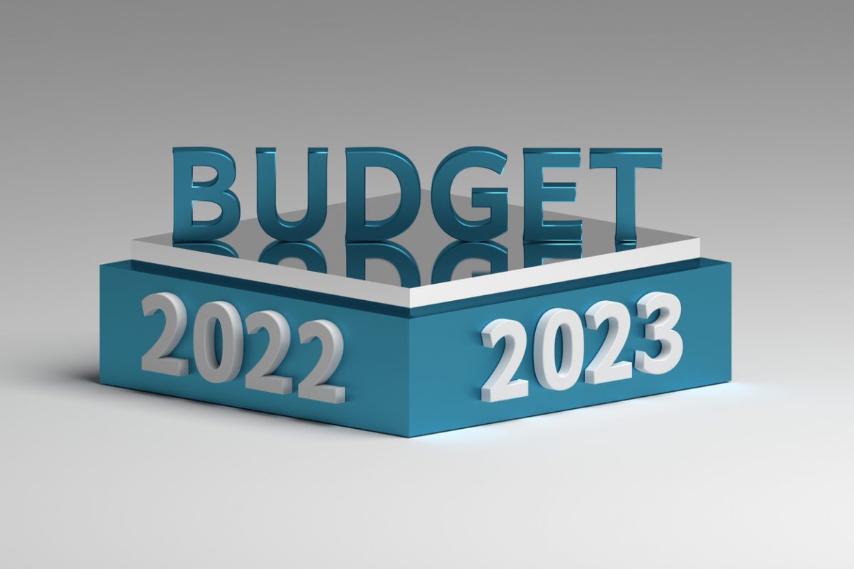 Graphic illustrating budget planning 2022-2023